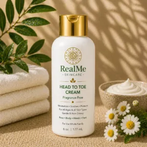 RealMe Fragrance-Free Face & Body Cream – 6 oz